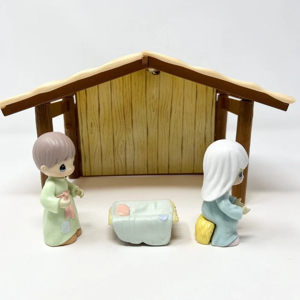 Precious‎ Moments Little Moments Nativity Set 2002 PMI 4 Piece Replacement